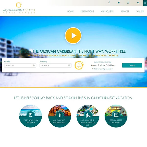 Aquamarina Beach All Inclusive Hotel - Cancun, Mexico