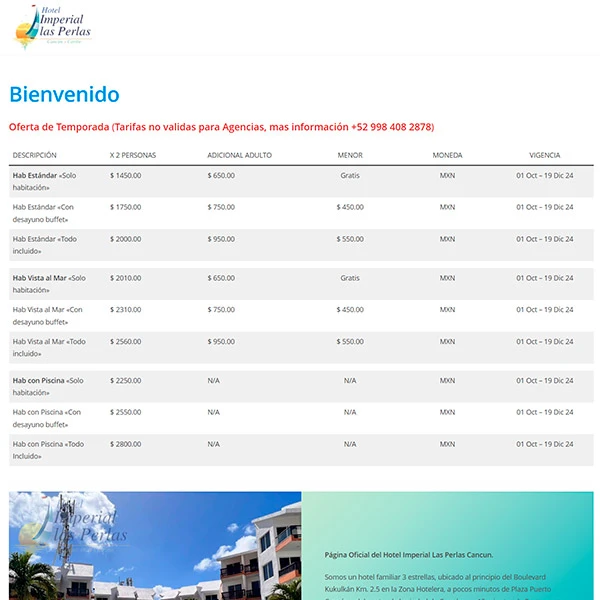 Hotel Imperial Las Perlas Cancun