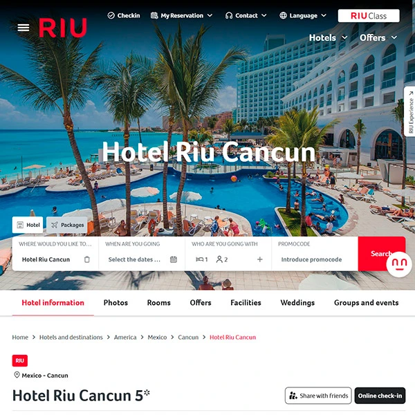 Hotel Riu Cancun