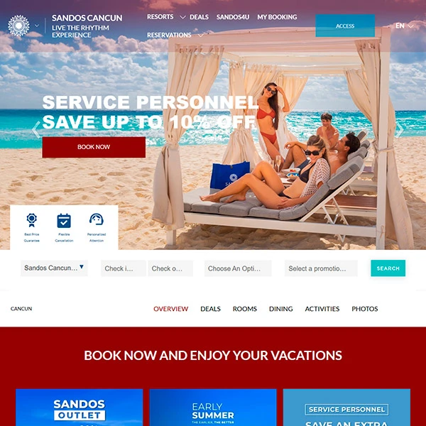 Sandos Cancun Adults Only All-Inclusive Resort