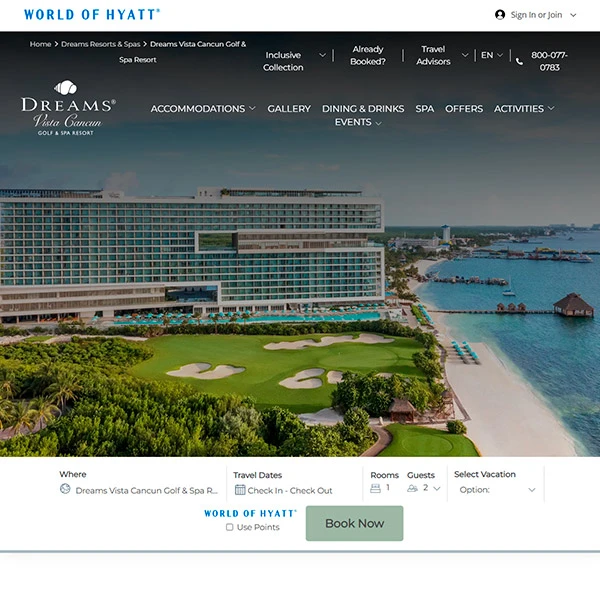 Dreams Vista Cancun Golf & Spa Resort